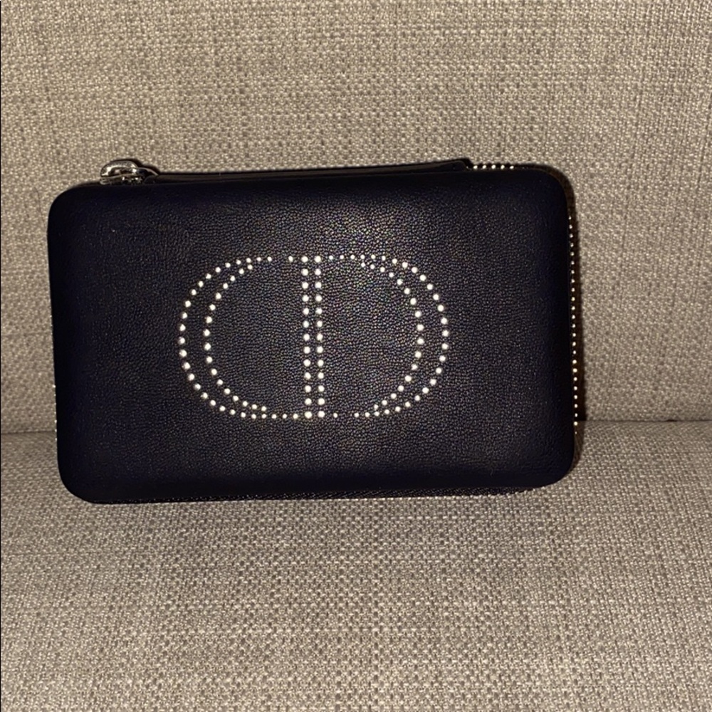 Christian Dior travel jewelry case